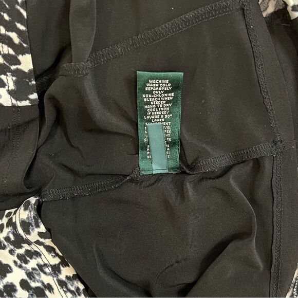 LAUREN RALPH LAUREN Women’s Animal Print Midi Dress Size 4 - Picture 5 of 7